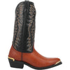 Dan Post Men's Dorsal Genuine Fish Leather Square Toe Boots - Brown 4 DP4102_7_D  - from alligatorwarehouse.com
