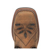 Laredo Women's Bouquet Broad Square Toe Leather Boots - Honey 5844 9 5844_6_M  - from alligatorwarehouse.com