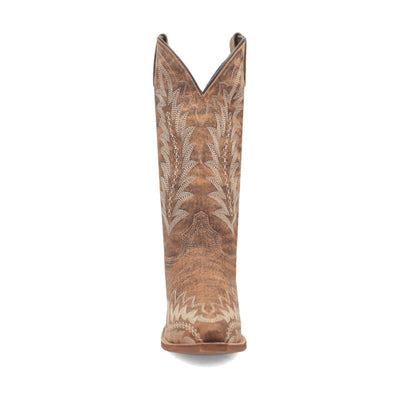 Laredo Women's Emmylee Snip Toe Leather Boots - Tan 52189 6 52189_8_M  - from alligatorwarehouse.com