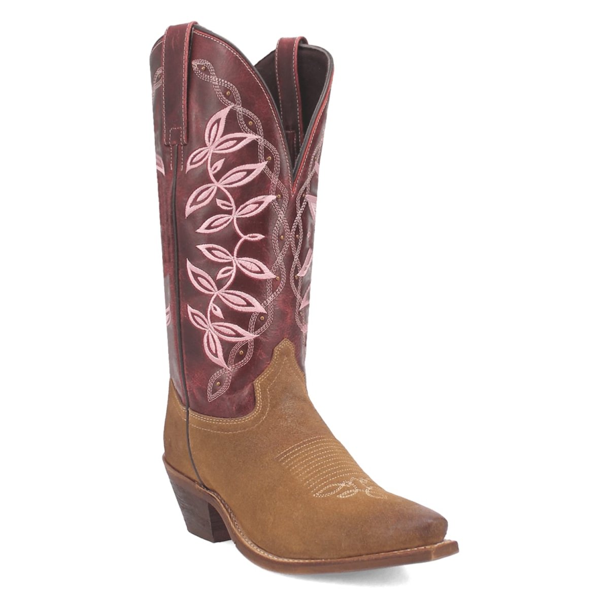 Laredo Women's Kama Snip Toe Leather Boots - Honey/Red 20005 1 20005_6_M  - from alligatorwarehouse.com
