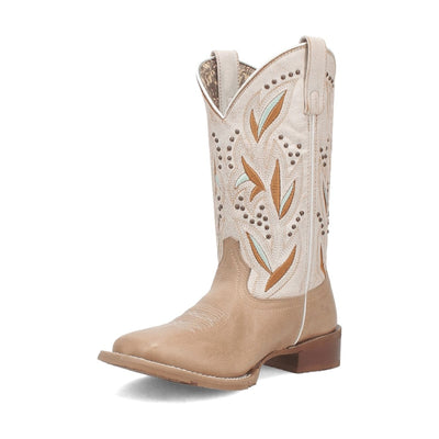 Laredo Women's Lydia Broad Square Toe Leather Boots - Sand 5603 9 5603_6_M  - from alligatorwarehouse.com