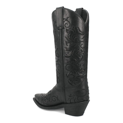Laredo Women's Night Sky Snip Toe Leather Boots - Black 52450