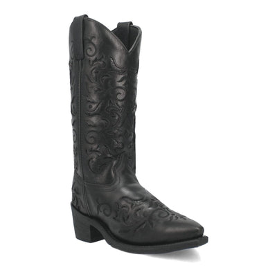 Laredo Women's Night Sky Snip Toe Leather Boots - Black 52450 - Dan Post Boots