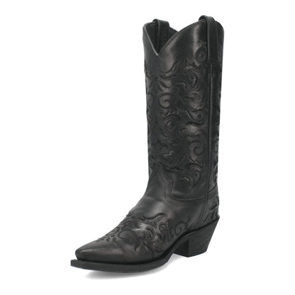 Laredo Women's Night Sky Snip Toe Leather Boots - Black 52450