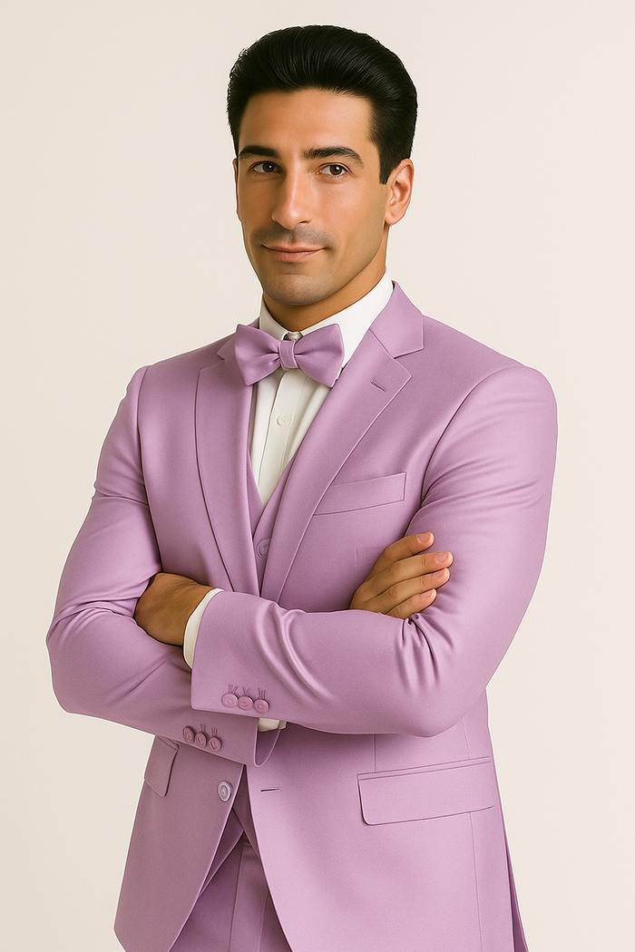 elite-Lavender-satin-suit-wedding-prom