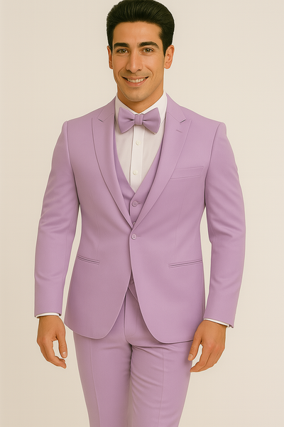 elite-Lavender-satin-suit-wedding-prom 8 M390SK-1-34s  - from alligatorwarehouse.com