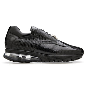 Belvedere Lazaro - Black Genuine Crocodile Leather Shoes
