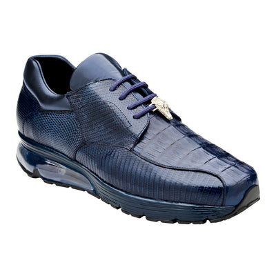 Belvedere Lazaro - Navy Alligator Luxury Shoe