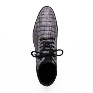 Marco Di Milano Leoni Oil Gray Leather Shoe