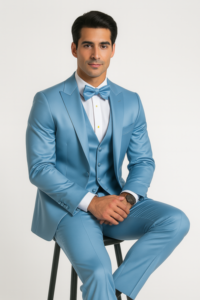 elite-light-blue-satin-suit-wedding-prom 7 M390SK-09-34s  - from alligatorwarehouse.com
