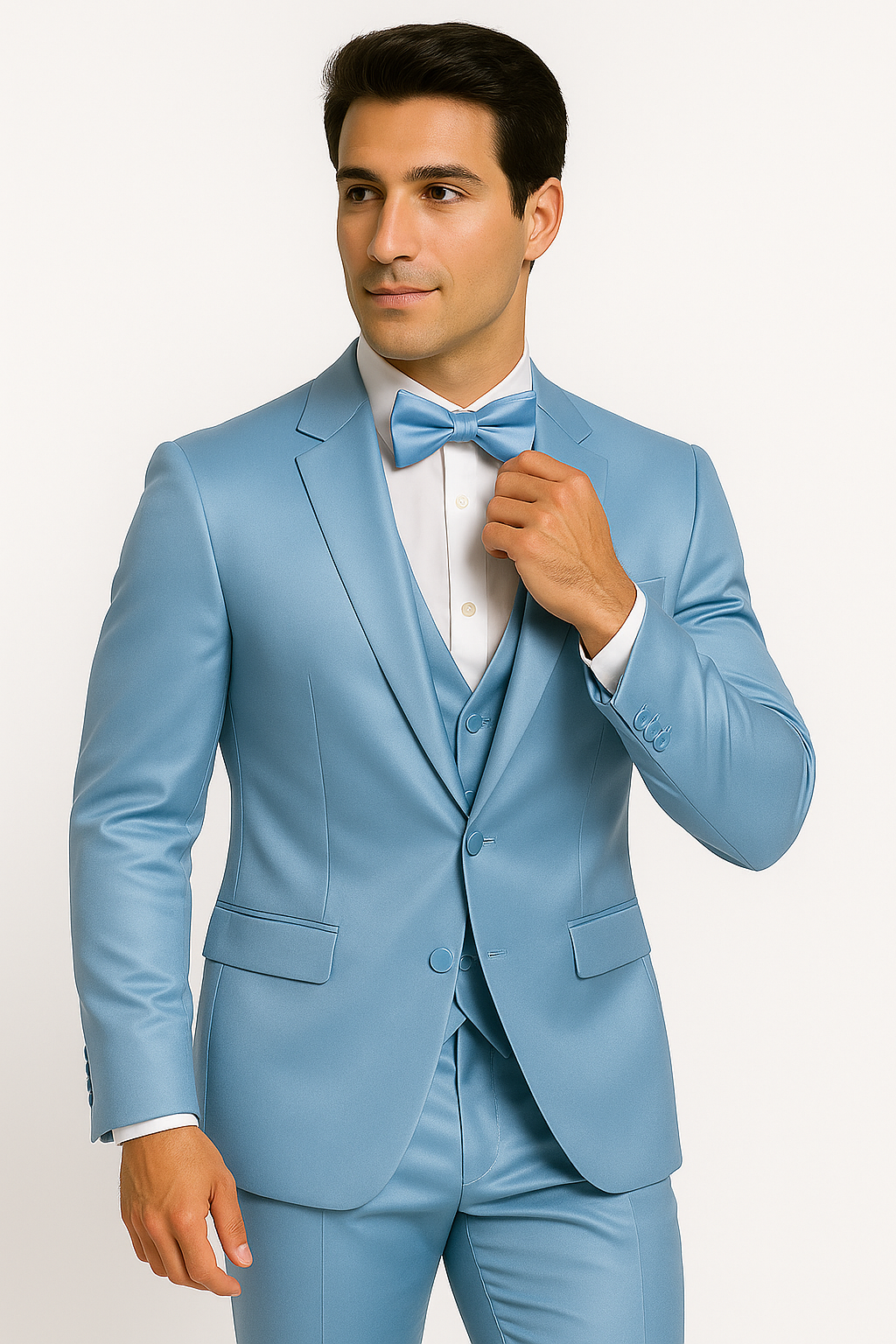 elite-light-blue-satin-suit-wedding-prom 5 M390SK-09-34s  - from alligatorwarehouse.com