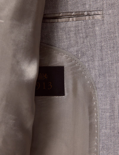 Mens Linen Suit For Beach Wedding - Summer Suit in Light Grey 5 O9-1593  - from alligatorwarehouse.com