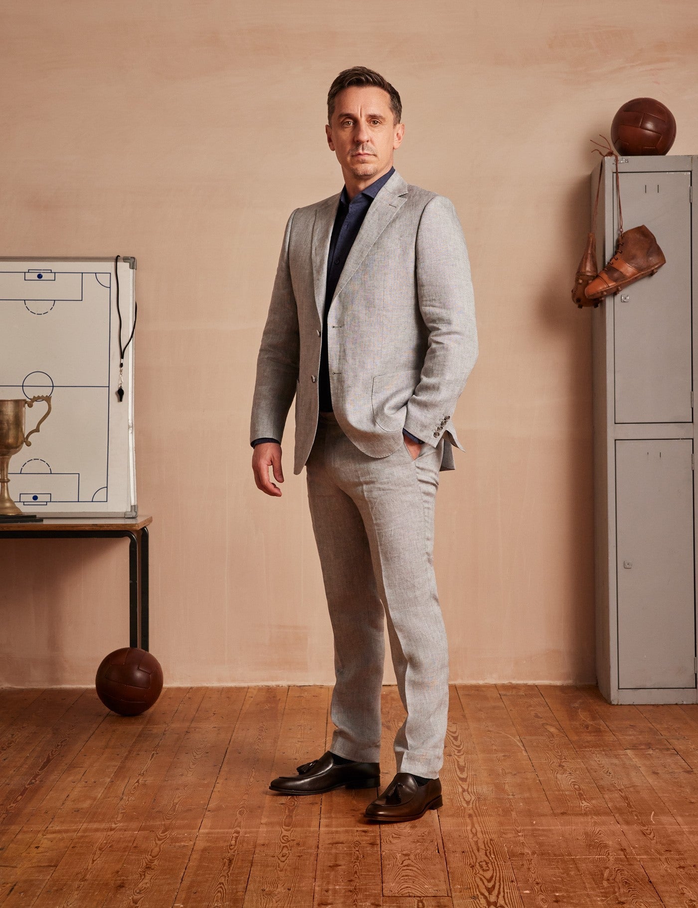 Mens Linen Suit For Beach Wedding - Summer Suit in Light Grey 1 O9-1593  - from alligatorwarehouse.com