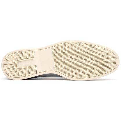 Zelli Livorno Casual Sueded Goatskin Slip-On Loafer in Grey