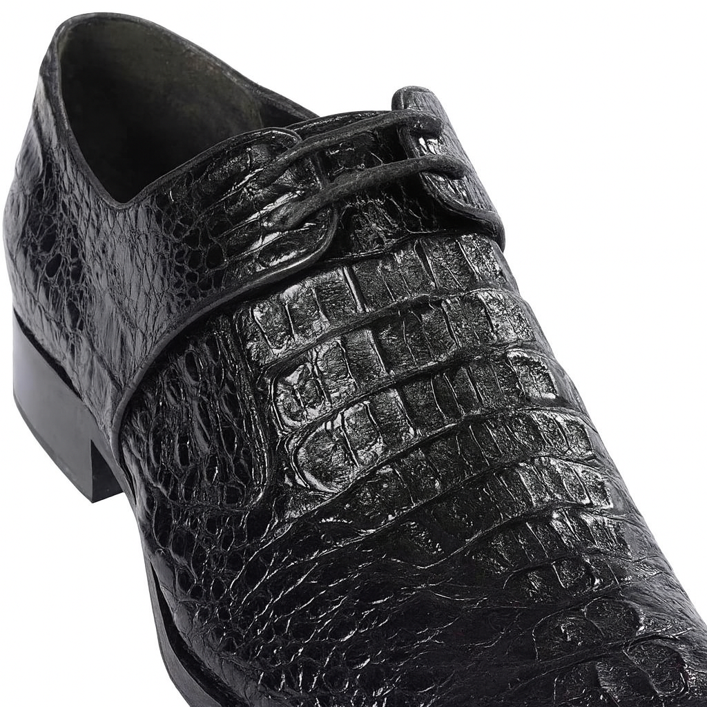 Lombardy Caiman Hornback Dress Shoes 3   - from alligatorwarehouse.com