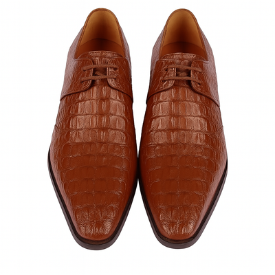 Lombardy Caiman Hornback Dress Shoes 10   - from alligatorwarehouse.com