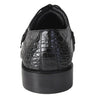 Los Altos Black Crocodile Bike Toe Shoes 7   - from alligatorwarehouse.com