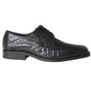 Los Altos Black Crocodile Bike Toe Shoes 8   - from alligatorwarehouse.com