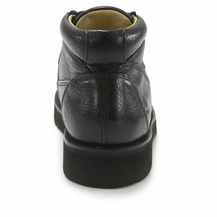 Los Altos Casual Black Stingray & Ostrich Skin Shoes