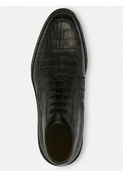 los-altos-men's-ankle-black-genuine-all-crocodile-caiman-boots
