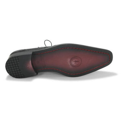 Los Altos Men's Black Crocodile Shoes Italian Toe 2   - from alligatorwarehouse.com