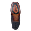 Los Altos Men's Wide Square Toe Suede Leather Short Boots - Gray 82BVI6309 6 LAB-82BVI6309-060  - from alligatorwarehouse.com