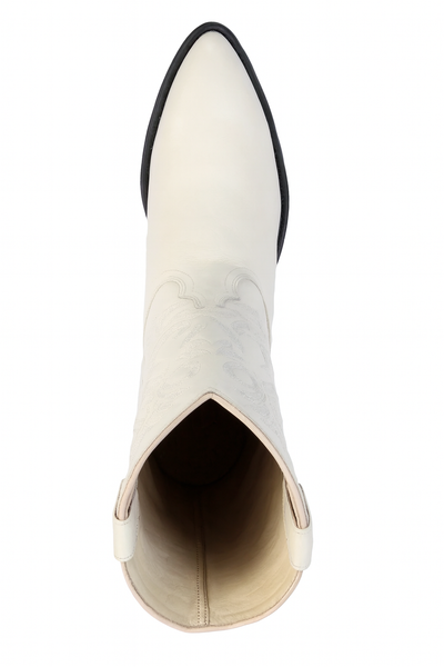 Los Altos Men's Winter white Genuine Elk Leather J Toe Boots-995104 7   - from alligatorwarehouse.com