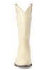 Los Altos Men's Winter White Genuine Full Quill Ostrich Boots 5   - from alligatorwarehouse.com