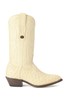 Los Altos Men's Winter White Genuine Full Quill Ostrich Boots 6   - from alligatorwarehouse.com