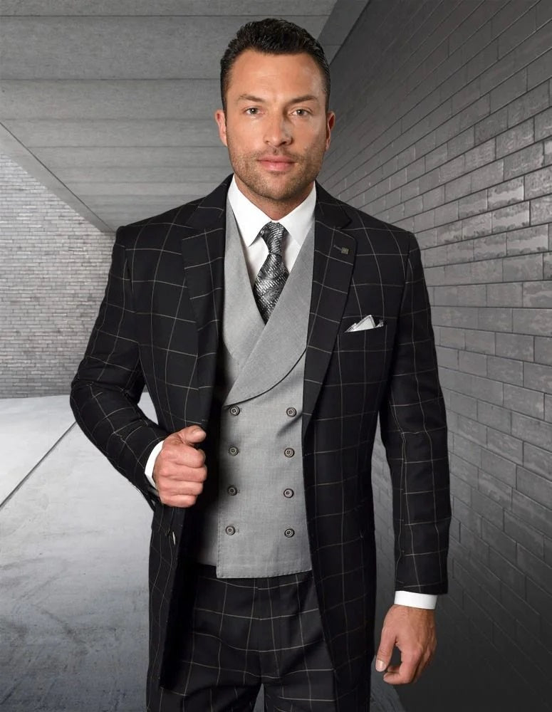 Black/Gray Statement Suit