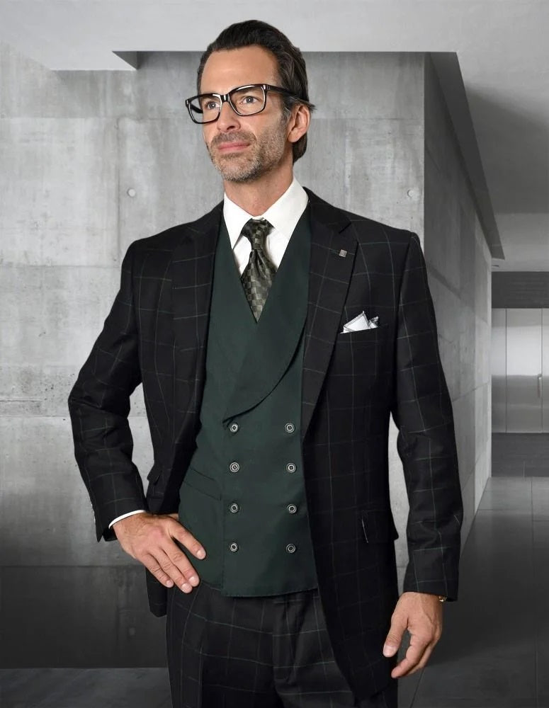 Black/Hunter Statement Suit