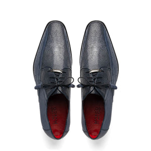Marco Di Milano Lucca: Navy Leather Dress Shoe
