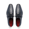 Marco Di Milano Lucca Navy Ostrich & Stingray Shoes 4 LUCCA_STINGRAY_NAVY_6  - from alligatorwarehouse.com