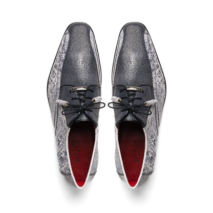 Marco Di Milano Lucca Newspaper Leather Dress Shoe