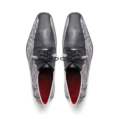 Marco Di Milano Lucca Ostrich & Stingray Shoes Newspaper