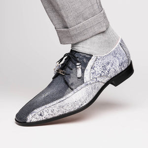 Marco Di Milano Lucca Newspaper Leather Dress Shoe