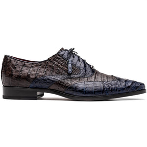 Marco Di Milano Luciano - Navy Brown Leather Loafer