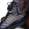Marco Di Milano Luciano Crocodile Classic Wingtip Dress Shoes Oxfords 5 LUCIANO_CAIMAN FUSCUS_NAVY-BROWN_8  - from alligatorwarehouse.com