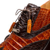 Marco Di Milano Luciano Crocodile Classic Wingtip Dress Shoes Oxfords 15 LUCIANO_CAIMAN FUSCUS_NAVY-BROWN_8  - from alligatorwarehouse.com