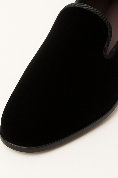 Lublin Velvet Black By Mezlan Made In Spain Brand