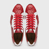 Marco Di Milano Lyon II Ostrich Quill & Calfskin Sneakers 18 LYON II_OSTRICH_BLACK-WITHE_8  - from alligatorwarehouse.com