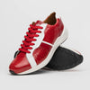Marco Di Milano Lyon Ostrich Leg & Calfskin Sneakers 4 LYON_OSTRICH_GREEN-WITHE_8  - from alligatorwarehouse.com