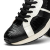 Marco Di Milano Lyon Ostrich Leg & Calfskin Sneakers 13 LYON_OSTRICH_GREEN-WITHE_8  - from alligatorwarehouse.com