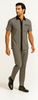 Men’s Houndstooth Walking Suit by Dreams by Zacchi – 2 Piece Lei sure Set in black/white- $99 8   - from alligatorwarehouse.com
