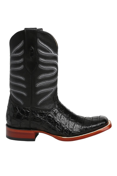 Men's Los Altos Shark Skin Wide Square Toe Boots 13   - from alligatorwarehouse.com