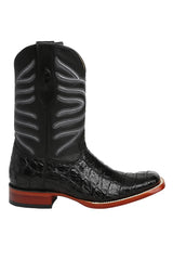Men's Los Altos Shark Skin Wide Square Toe Boots