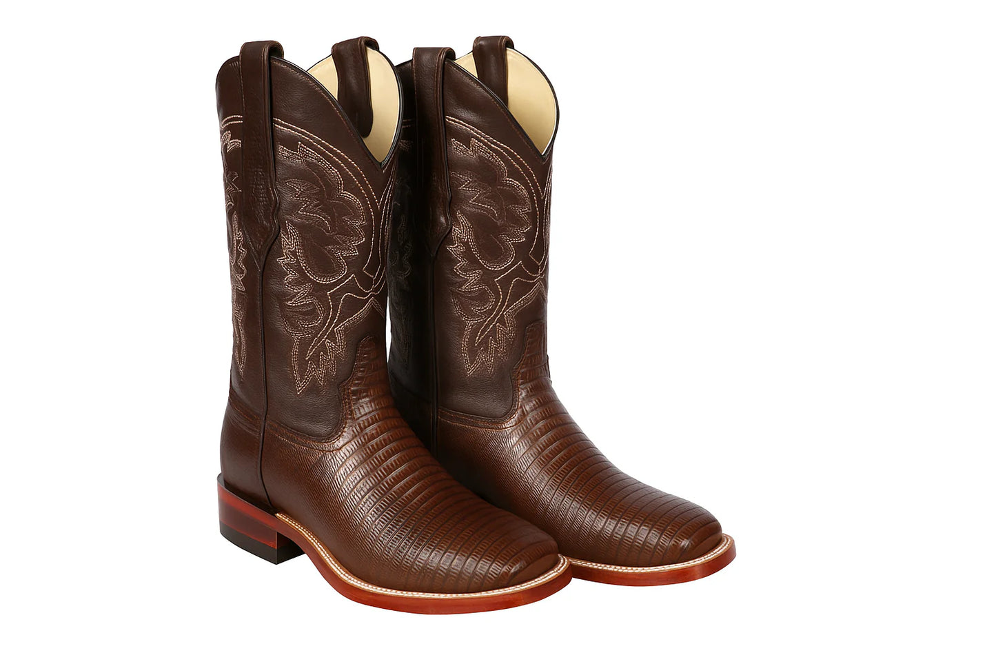 Botas Cuadrada de Armadillo Lizard Original