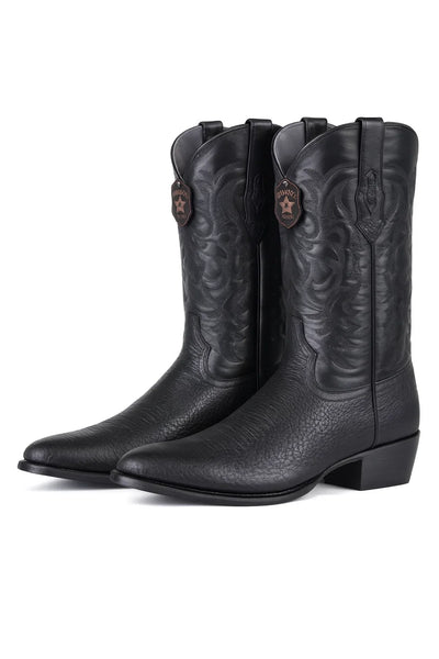 Sharkskin Round Toe Cowboy Boots