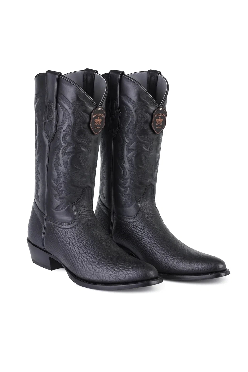 Sharkskin Round Toe Cowboy Boots