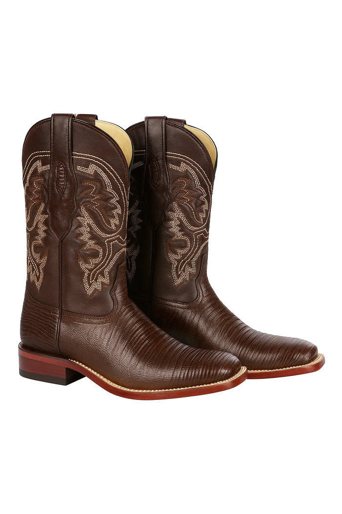 Botas Cuadrada de Armadillo Lizard Original